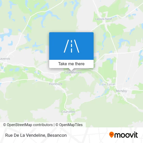 Rue De La Vendeline map