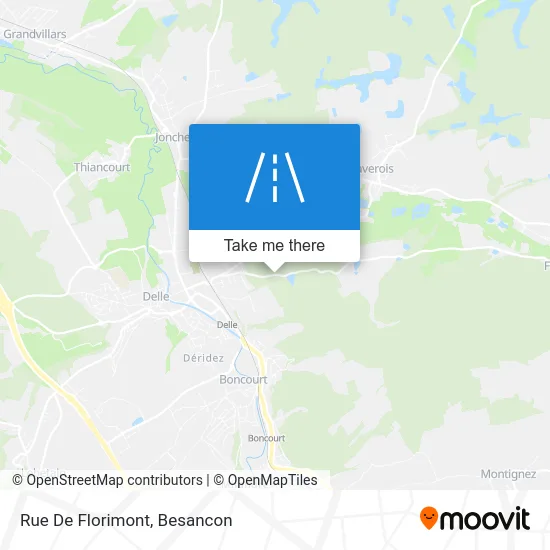 Rue De Florimont map