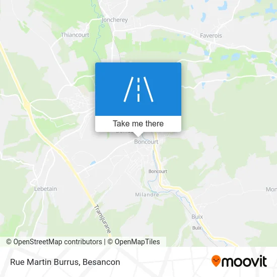 Rue Martin Burrus map