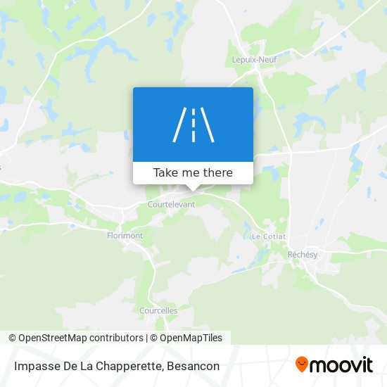 Impasse De La Chapperette map