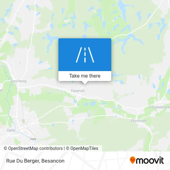 Rue Du Berger map