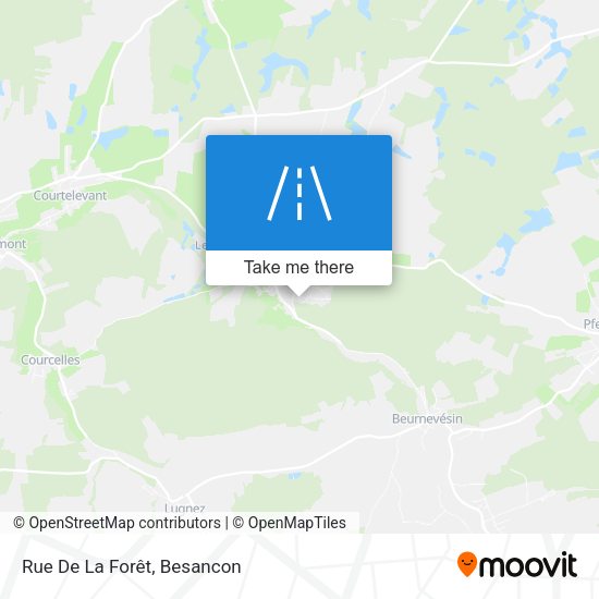 Rue De La Forêt map