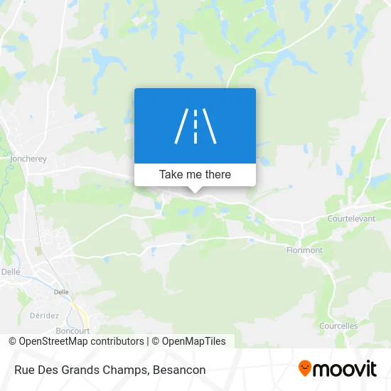 Rue Des Grands Champs map