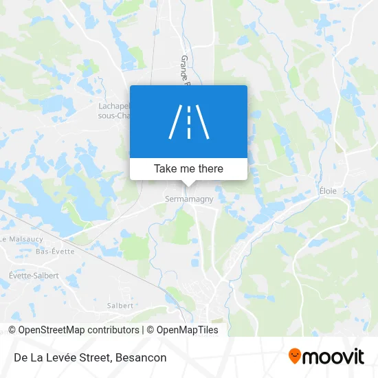 Rue De La Levée map