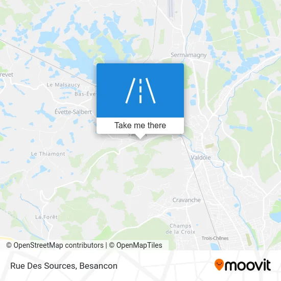 Rue Des Sources map