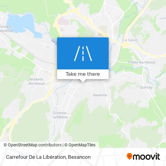Carrefour De La Libération map
