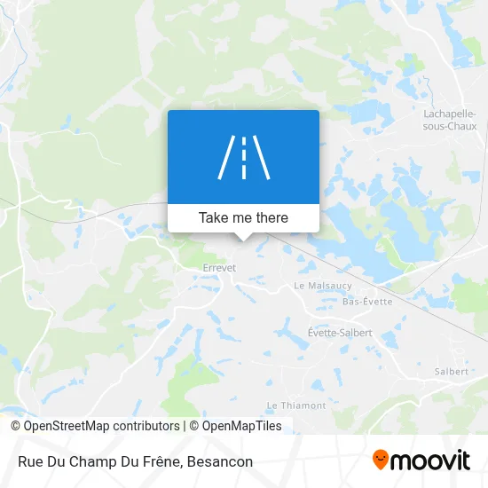 Rue Du Champ Du Frêne map