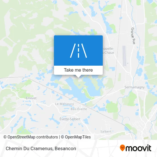 Chemin Du Cramenus map