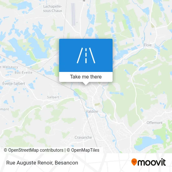 Rue Auguste Renoir map