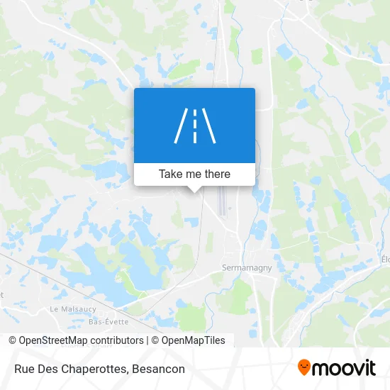 Rue Des Chaperottes map