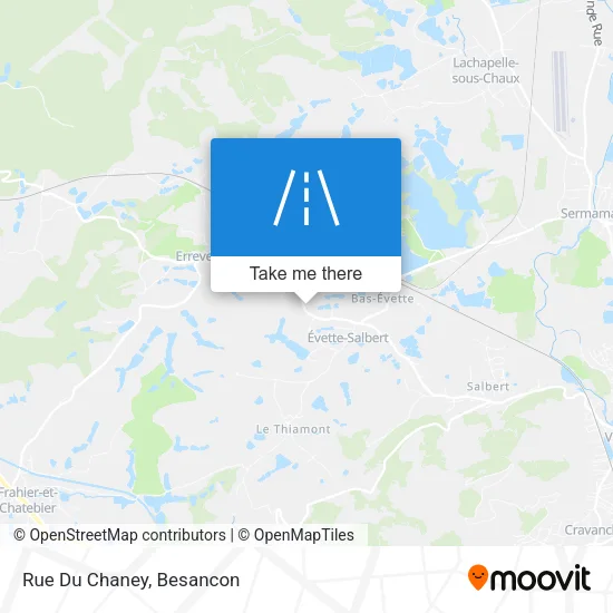 Rue Du Chaney map