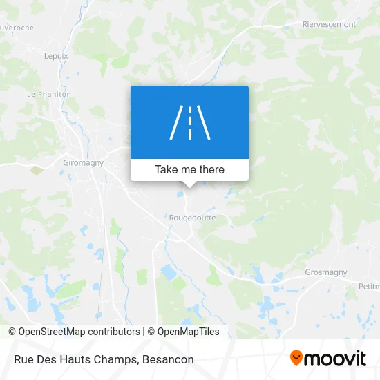 Rue Des Hauts Champs map