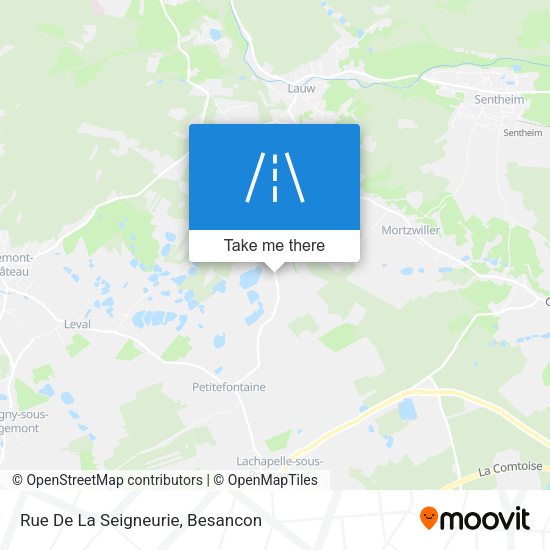 Rue De La Seigneurie map