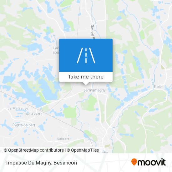 Mapa Impasse Du Magny