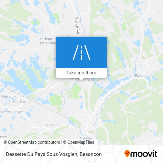 Desserte Du Pays Sous-Vosgien map