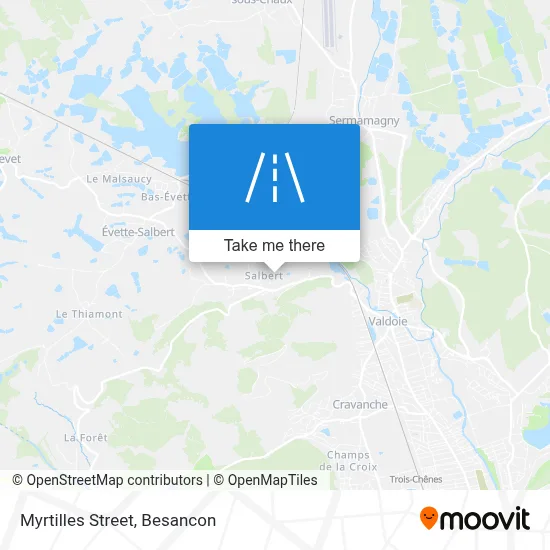 Rue Des Myrtilles map