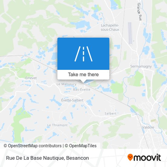 Rue De La Base Nautique map