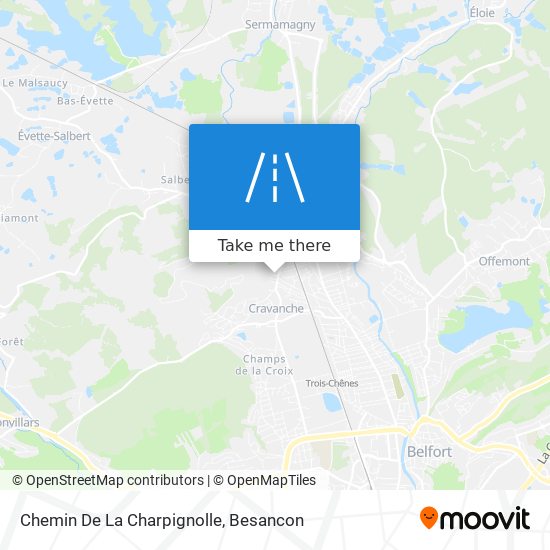 Chemin De La Charpignolle map