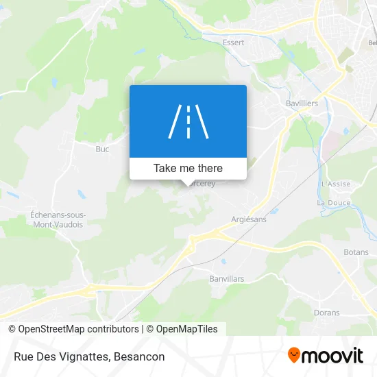 Rue Des Vignattes map