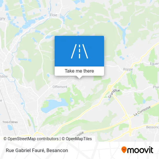 Rue Gabriel Fauré map