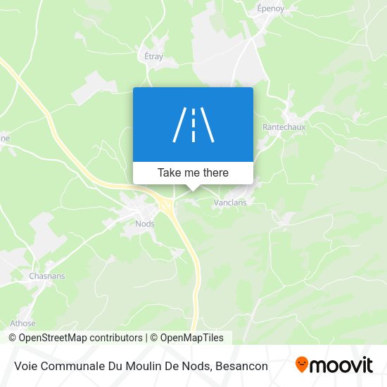 Voie Communale Du Moulin De Nods map