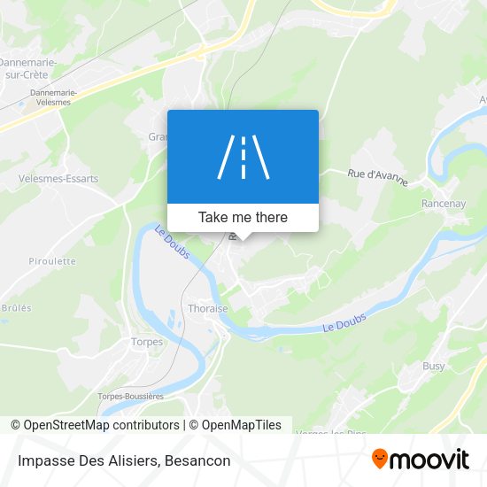 Impasse Des Alisiers map