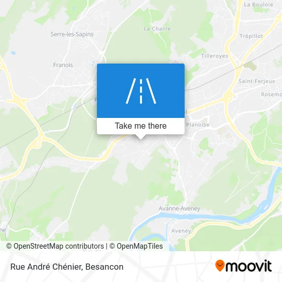 Rue André Chénier map