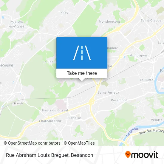 Rue Abraham Louis Breguet map