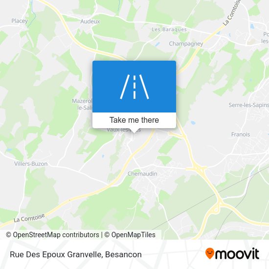 Rue Des Epoux Granvelle map