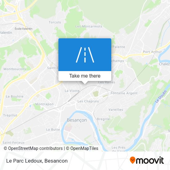 Le Parc Ledoux map
