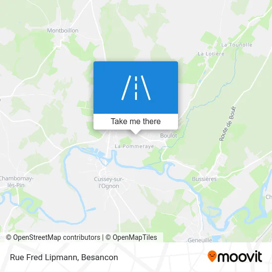 Rue Fred Lipmann map