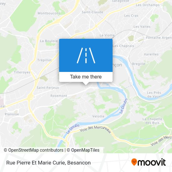 Rue Pierre Et Marie Curie map