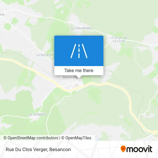 Rue Du Clos Verger map