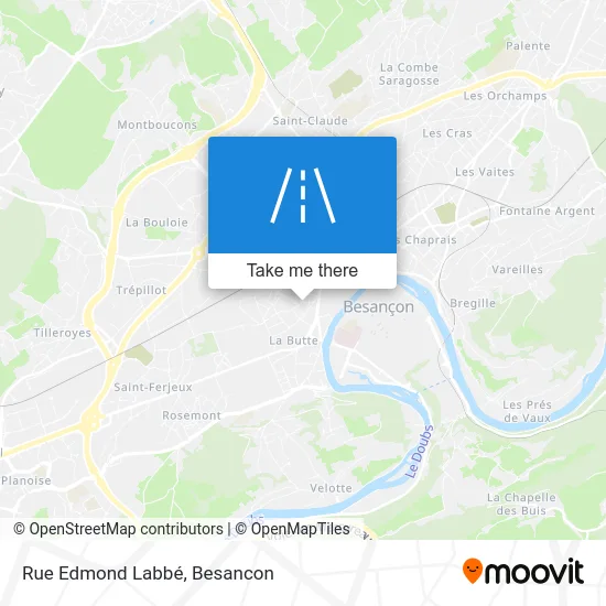 Rue Edmond Labbé map