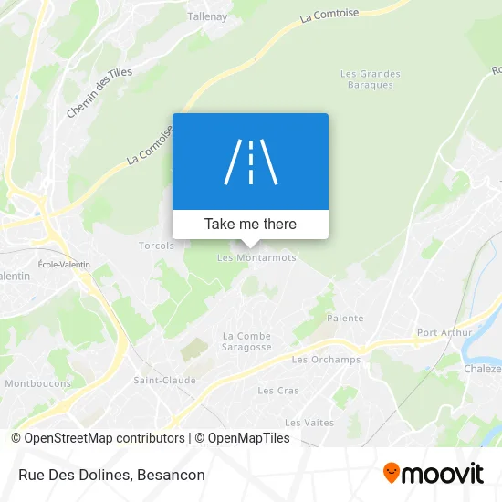Rue Des Dolines map