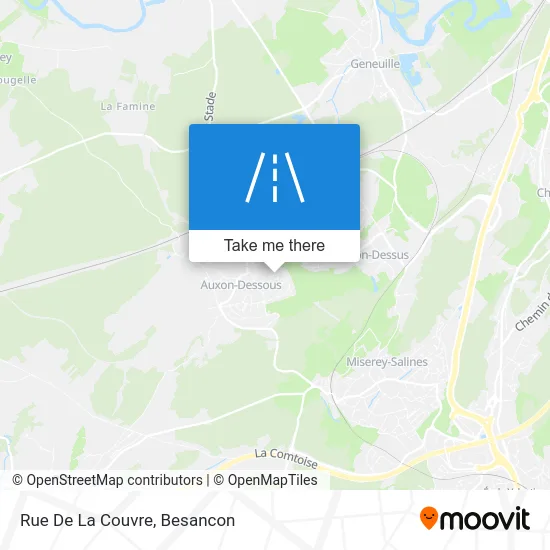 Rue De La Couvre map