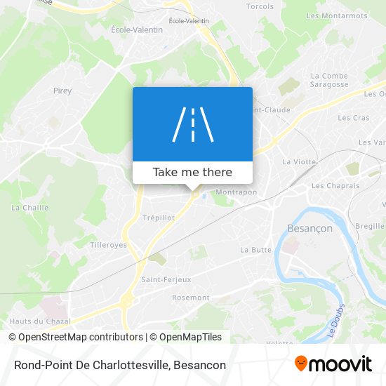 Mapa Rond-Point De Charlottesville