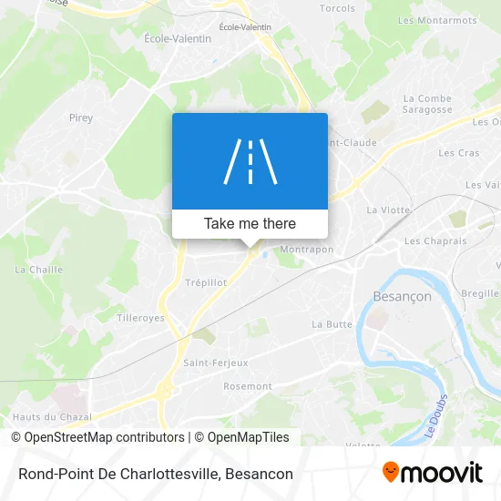 Rond-Point De Charlottesville map