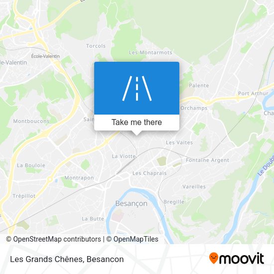 Les Grands Chênes map