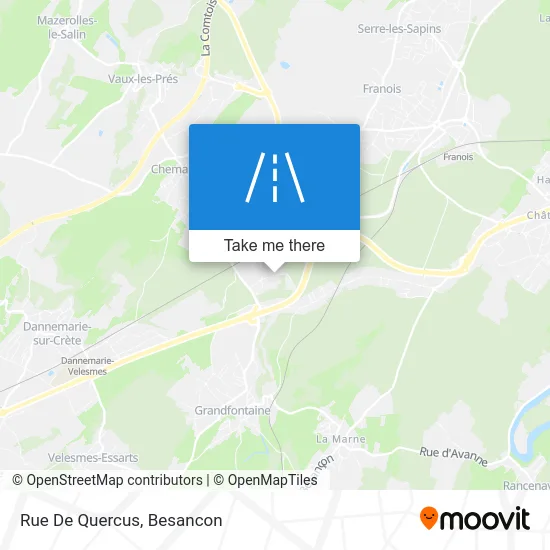 Rue De Quercus map