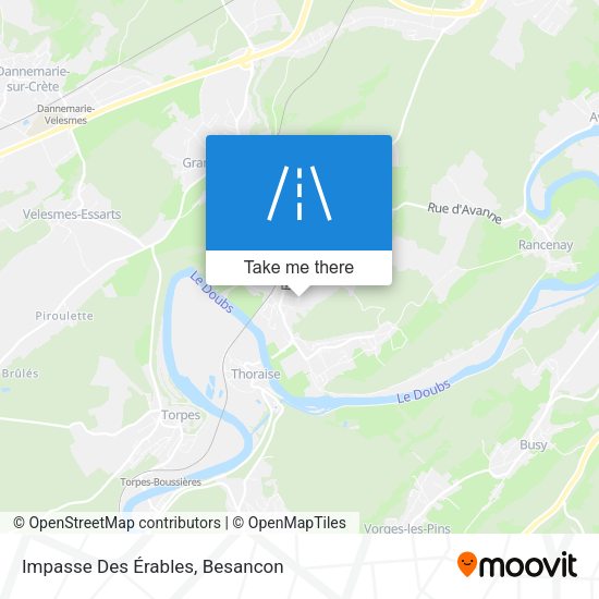 Impasse Des Érables map