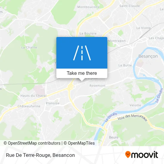 Rue De Terre-Rouge map