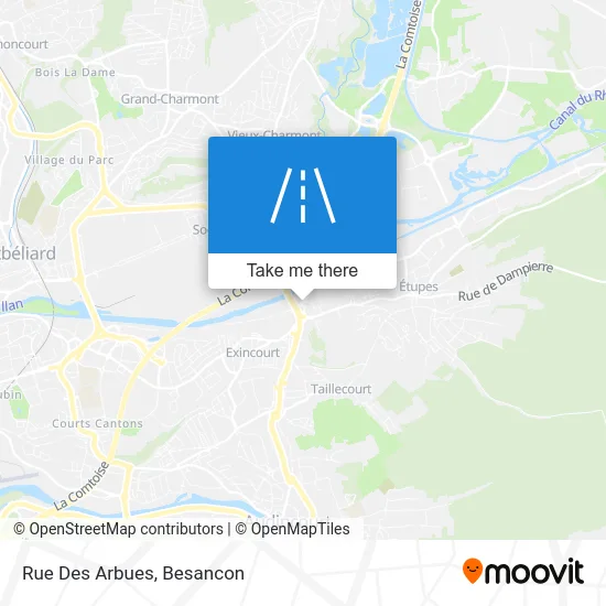 Rue Des Arbues map