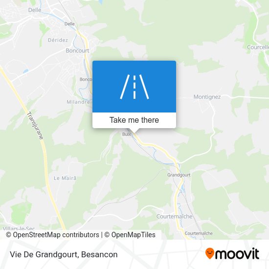 Vie De Grandgourt map