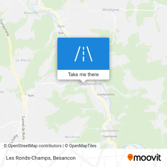 Les Ronds-Champs map