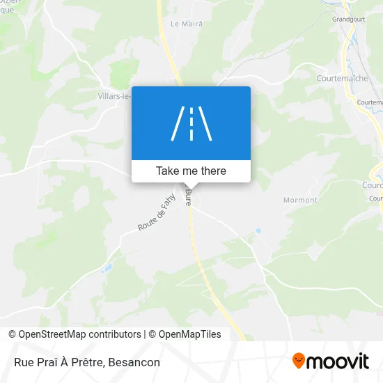 Rue Praî À Prêtre map