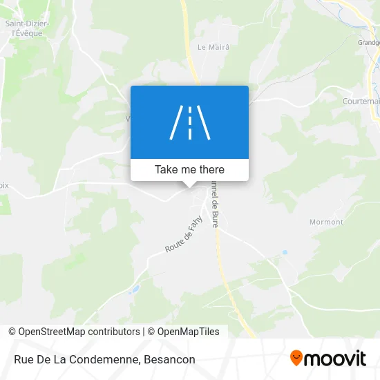 Rue De La Condemenne map