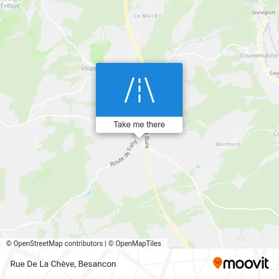 Rue De La Chève map