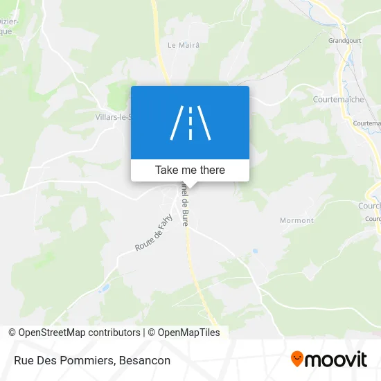 Rue Des Pommiers map