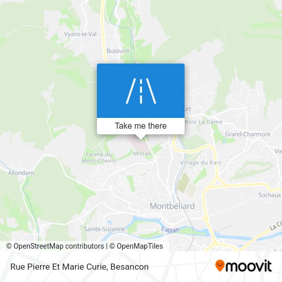 Rue Pierre Et Marie Curie map
